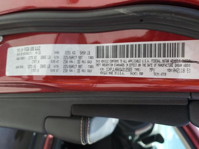 2016 JEEP CHEROKEE S 1C4PJLAB0GW312565