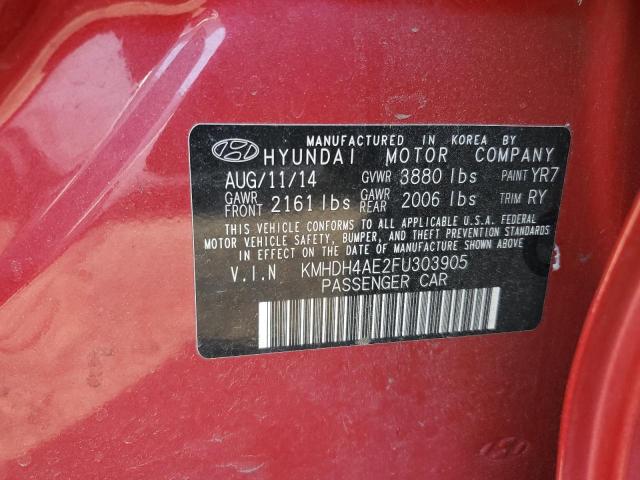2015 HYUNDAI ELANTRA SE - KMHDH4AE2FU303905
