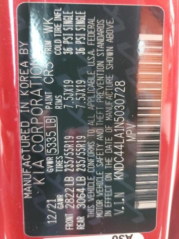 2022 KIA EV6 GT LIN KNDC44LA1N5030728