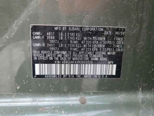 2024 SUBARU CROSSTREK SPORT 4S4GUHF6XR3803029