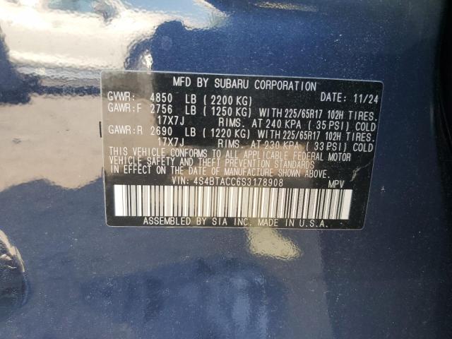 2025 SUBARU OUTBACK PREMIUM 4S4BTACC6S3178908