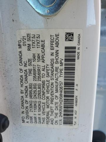 2021 HONDA CR-V LX 2HKRW1H2XMH408757