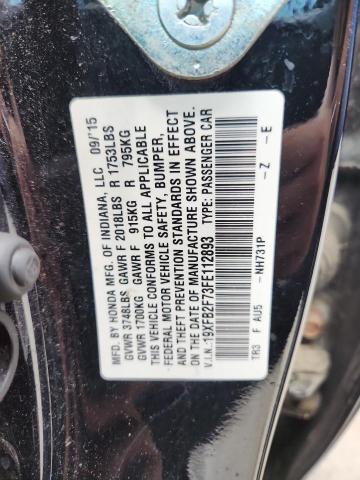 2015 HONDA CIVIC SE 19XFB2F73FE112893