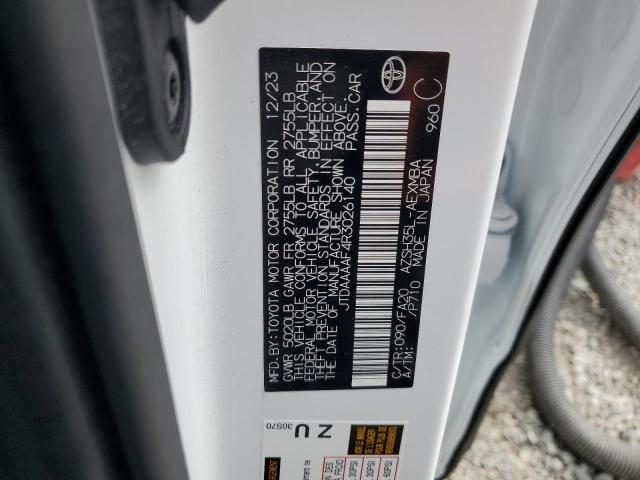 2024 TOYOTA CROWN XLE JTDAAAAF4R3026140