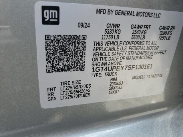 2025 GMC SIERRA K25 1GT4UPEY7SF130161