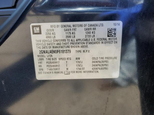 2015 CHEVROLET EQUINOX LS 2GNALAEK6F6181379