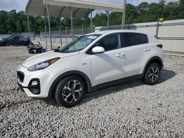 KIA SPORTAGE L 2021 white  gas KNDPMCAC4M7919218 photo #1