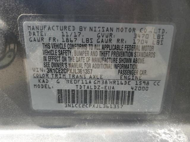 2018 NISSAN VERSA NOTE - 3N1CE2CPXJL361357