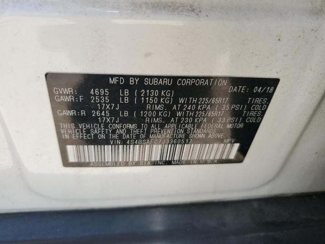 2018 SUBARU OUTBACK 2. - 4S4BSAFC7J3360517