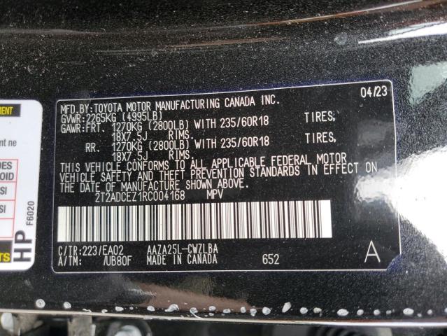 2024 LEXUS NX 250 BAS 2T2ADCEZ1RC004168