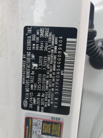 2016 KIA SORENTO SX - 5XYPKDA54GG089604