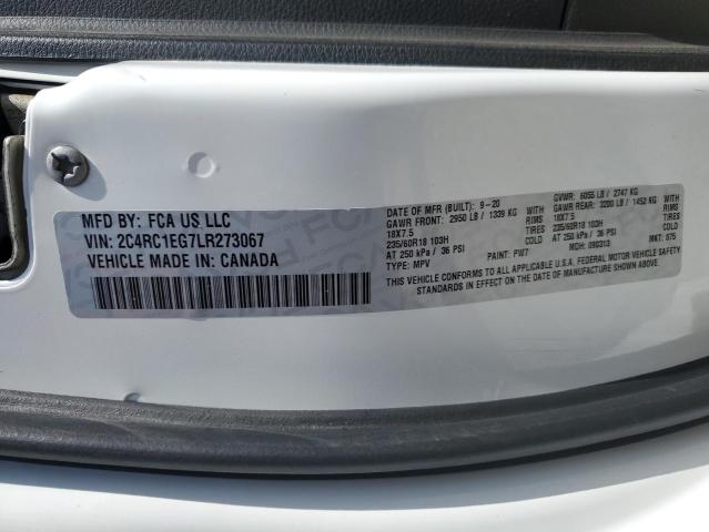 2020 CHRYSLER PACIFICA T - 2C4RC1EG7LR273067