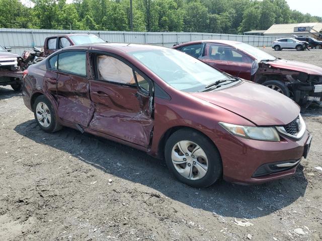 Vin: 19xfb2f51ee266516, lot: 60053865, honda civic lx 20144