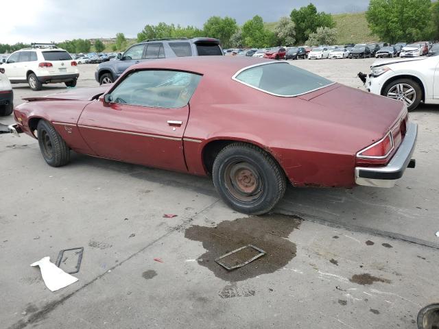 Vin: 1q87h4n107244, lot: 59437545, chevrolet camaro 19742