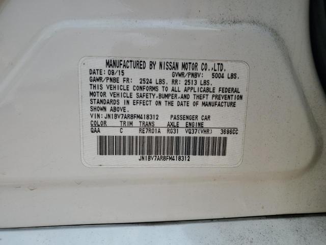 2015 INFINITI Q50 BASE JN1BV7AR8FM418312