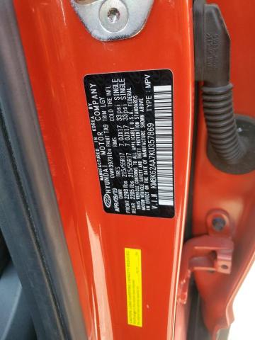 2019 HYUNDAI KONA SEL KM8K62AA7KU357869