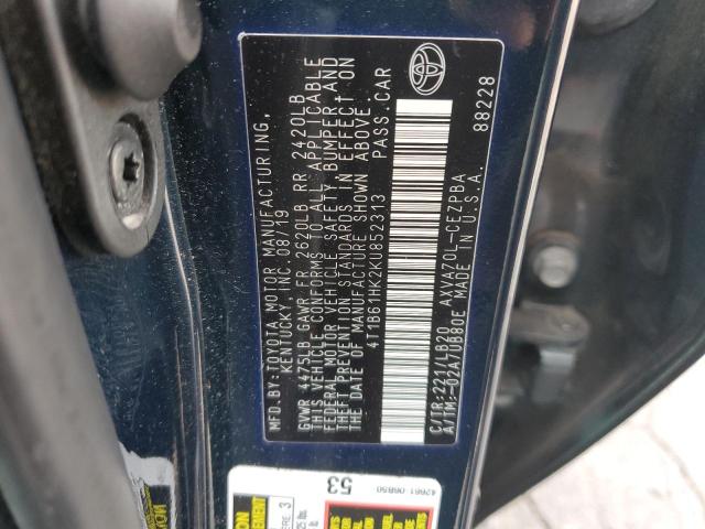 2019 TOYOTA CAMRY XSE - 4T1B61HK2KU852313