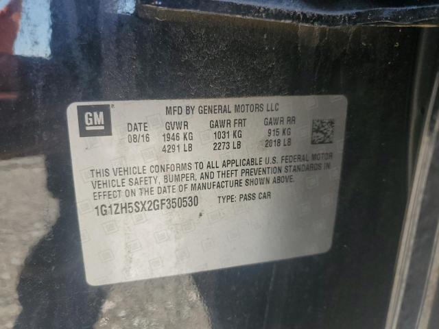 2016 CHEVROLET MALIBU PRE 1G1ZH5SX2GF350530
