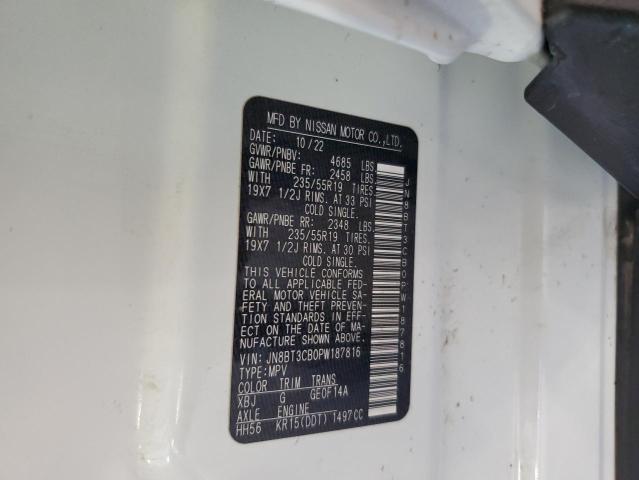 2023 NISSAN ROGUE SL JN8BT3CB0PW187816