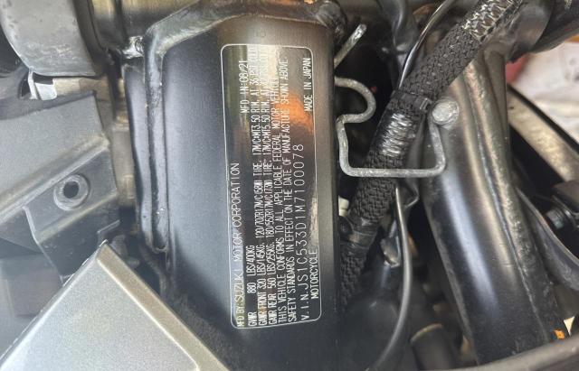 2021 SUZUKI GSX-S750 M JS1C533D1M7100078