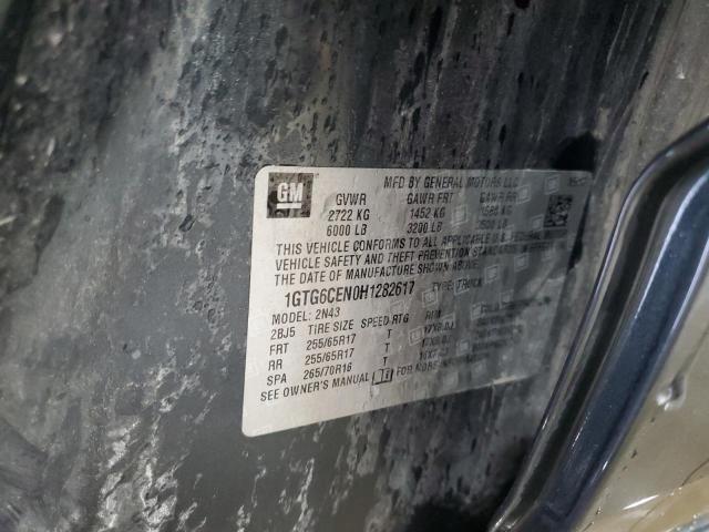 2017 GMC CANYON SLE 1GTG6CEN0H1282617