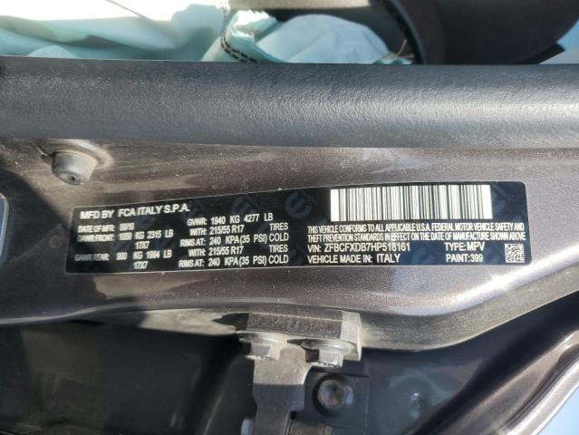 2017 FIAT 500X LOUNG ZFBCFXDB7HP518161