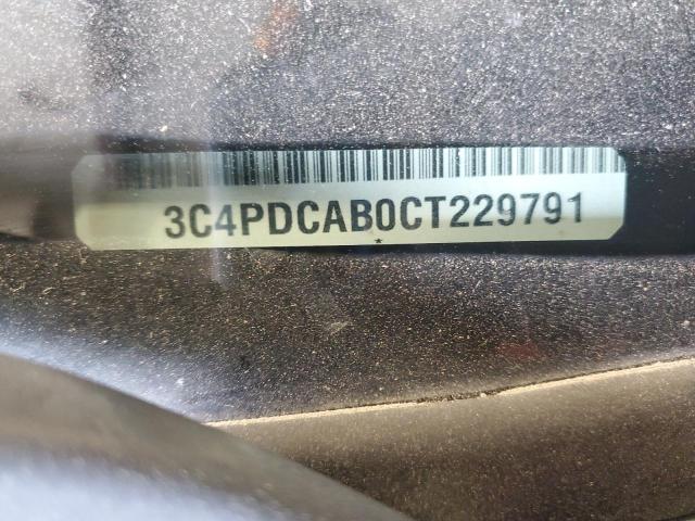 2012 DODGE JOURNEY SE - 3C4PDCAB0CT229791