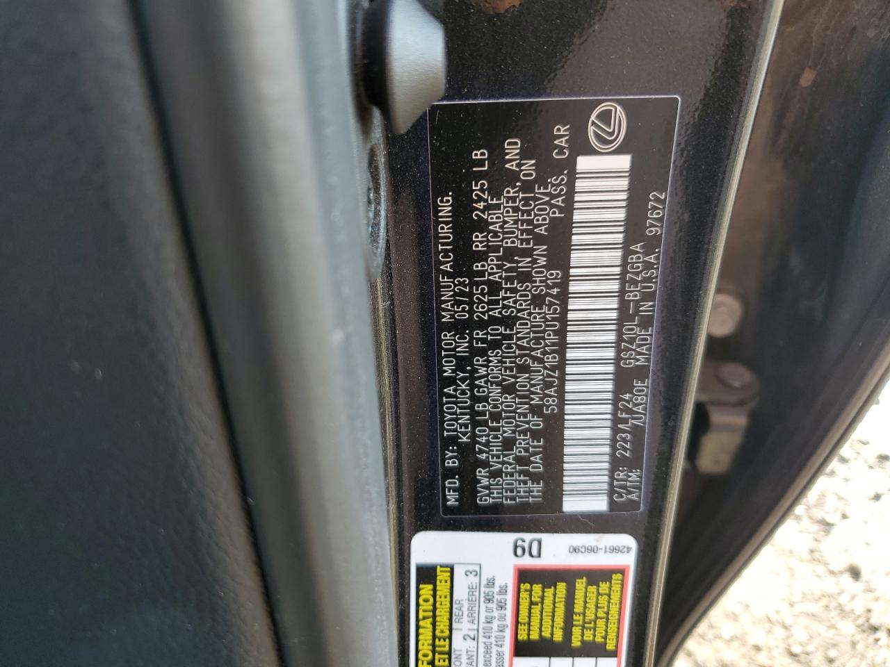 LEXUS ES 350 F SPORT HANDLING