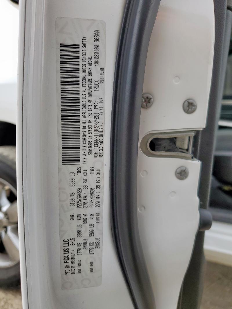 2015 RAM 1500 SLT 1C6RR7TT9FS784291