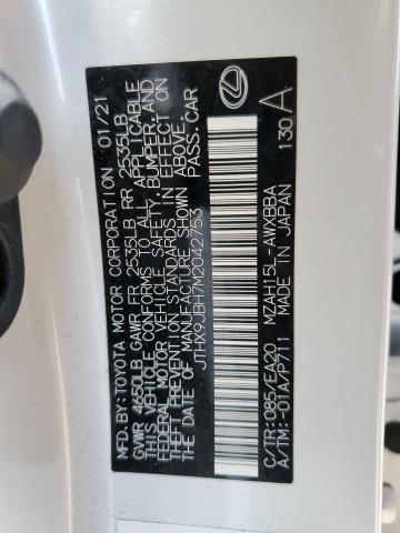 2021 LEXUS UX 250H - JTHX9JBH7M2042753