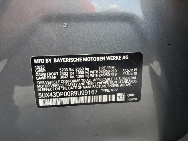 2024 BMW X3 SDRIVE3 5UX43DP00R9U99167
