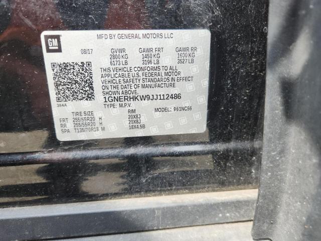 2018 CHEVROLET TRAVERSE L - 1GNERHKW9JJ112486