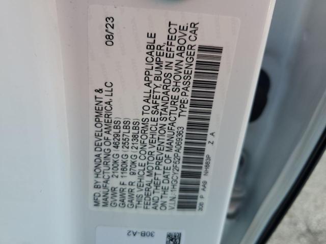 2023 HONDA ACCORD HYB 1HGCY2F52PA069363