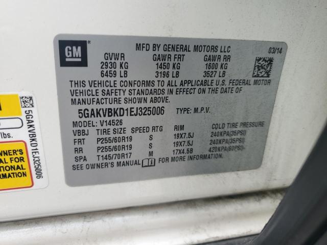 2014 BUICK ENCLAVE - 5GAKVBKD1EJ325006