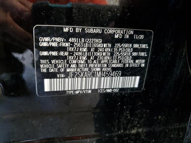 2021 SUBARU FORESTER S JF2SKARC1MH459469