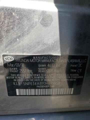 2018 HYUNDAI SONATA SPO 5NPE34AB9JH695958