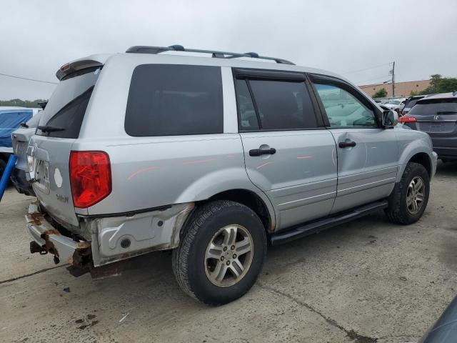 HONDA PILOT EXL 2004 silver 4dr spor gas 2HKYF18644H613554 photo #4