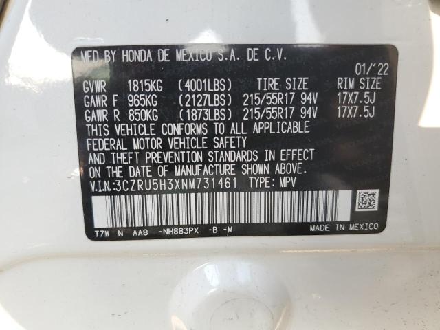 2022 HONDA HR-V LX - 3CZRU5H3XNM731461