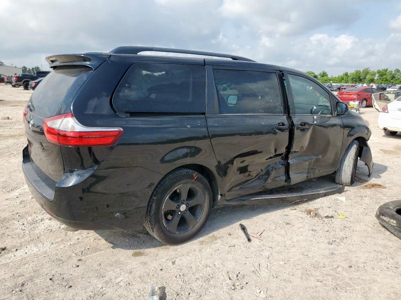 TOYOTA SIENNA LE 2016 black sports v gas 5TDKK3DC5GS730535 photo #4