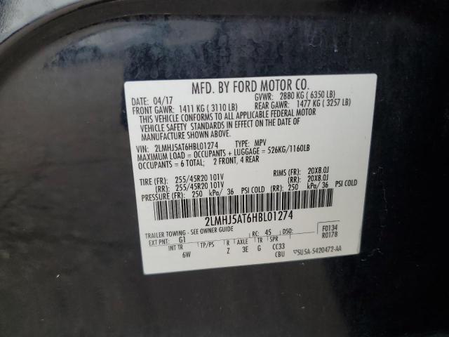 2017 LINCOLN MKT 2LMHJ5AT6HBL01274