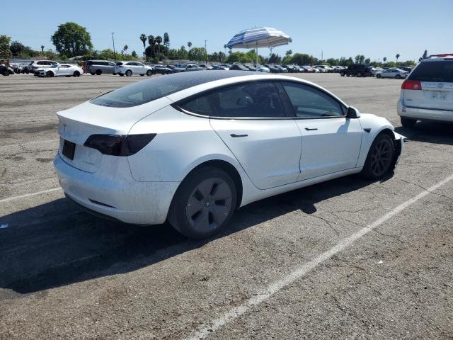 TESLA MODEL 3 2022 white  electric 5YJ3E1EB6NF357898 photo #4
