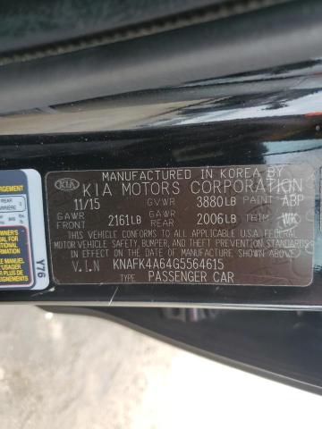 2016 KIA FORTE LX - KNAFK4A64G5564615