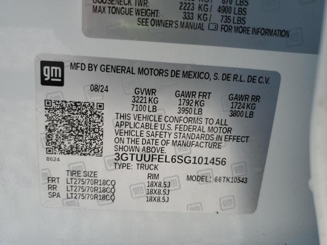 2025 GMC SIERRA 3GTUUFEL6SG101456