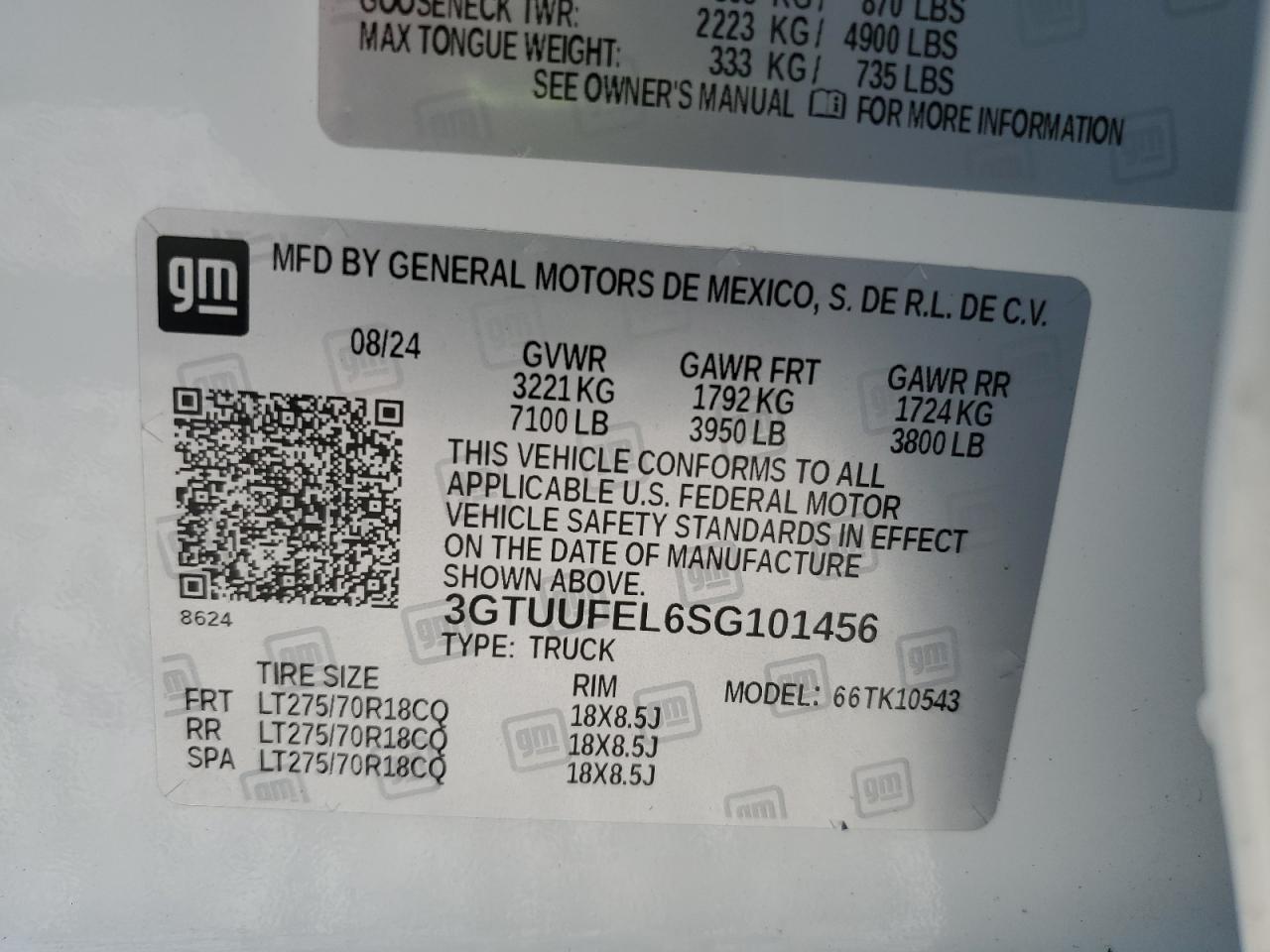 GMC SIERRA K1500 AT4X