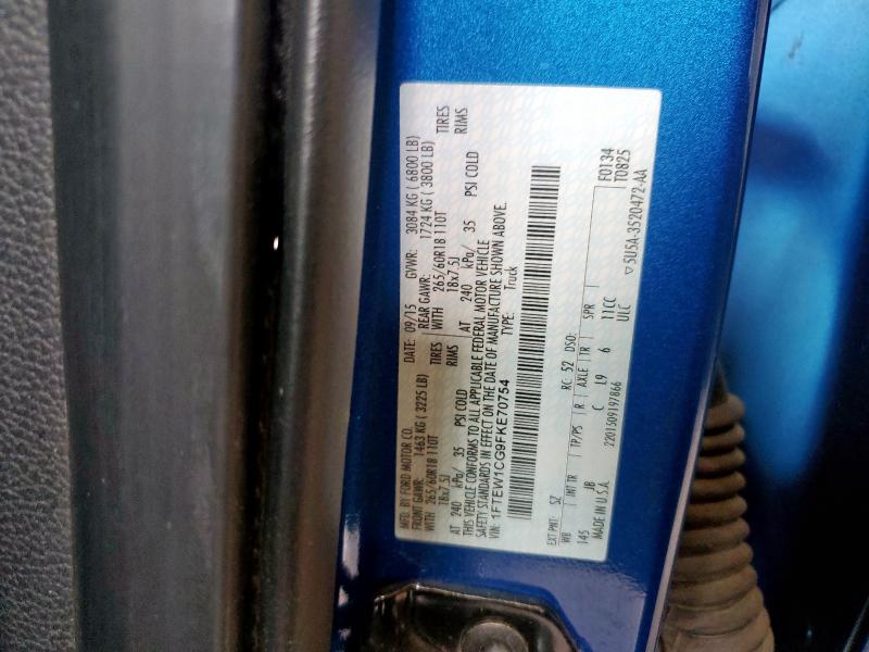 2015 FORD F150 SUPER 1FTEW1CG9FKE70754