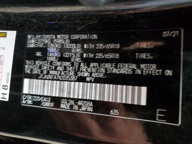 2022 LEXUS RX 350 L JTJHZKFA7N2035387