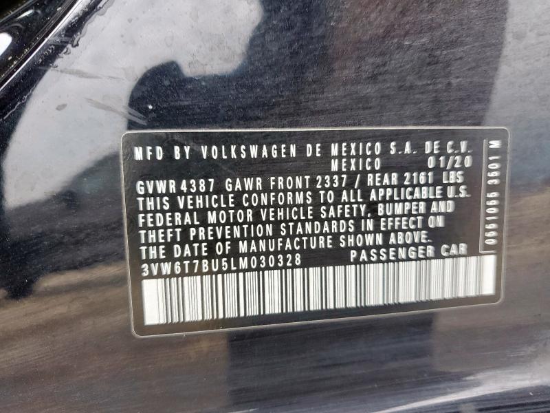 2020 VOLKSWAGEN JETTA GLI - 3VW6T7BU5LM030328