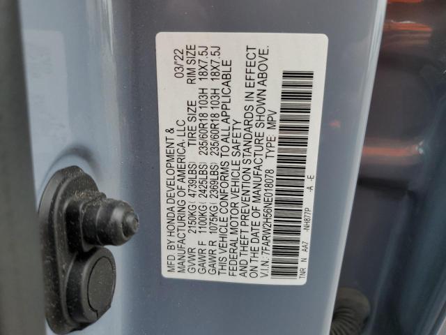 2022 HONDA CR-V EX - 7FARW2H56NE018078