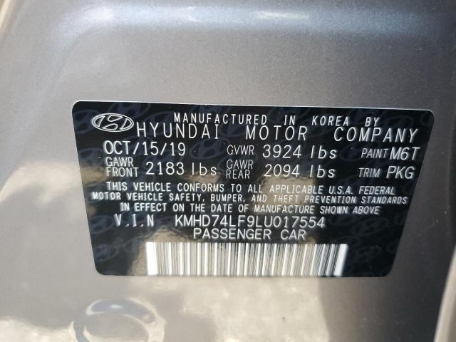 2020 HYUNDAI ELANTRA SE - KMHD74LF9LU017554