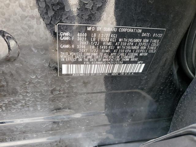 2022 SUBARU ASCENT ONY 4S4WMAJD2N3420298